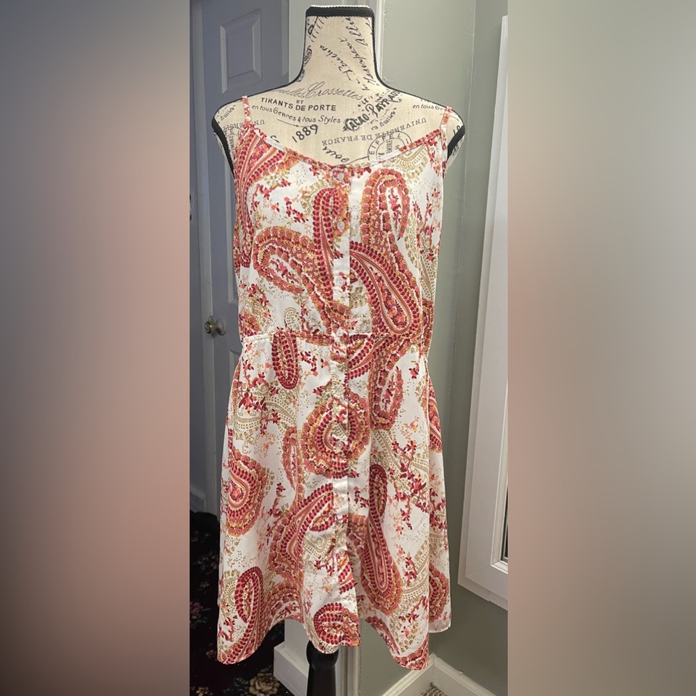 Forever 21 spaghetti strap short dress size Large